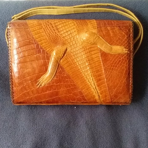 Vintage Alligator Purse - Picture 2 of 9